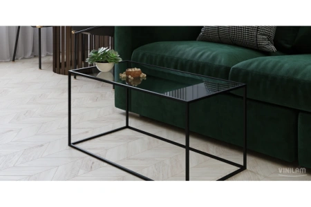 Кварцвиниловая плитка VINILAM PARQUET CHEVRON RI4777CL7 Шеврон Бриссак Glue
